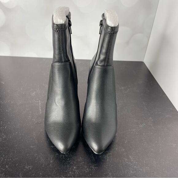 WILD PAIR Women’s Becci Sock Booties Black Smooth Sz 7 - Picture 3 of 7